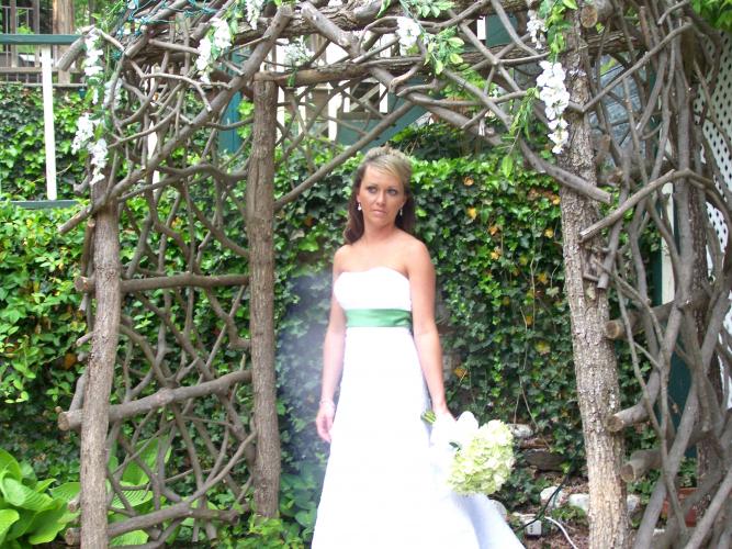 The bride and you thanks for showing us you were there